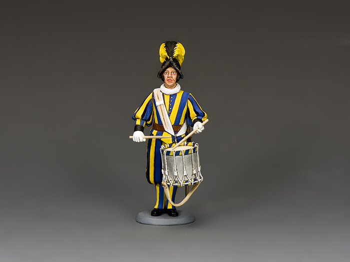 King & Country Ceremonial CE018 Swiss Guardsman Standing at Ease MIB for sale online